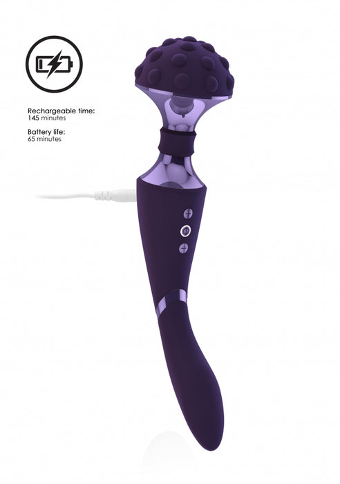 Shiatsu - Bendable Massager Wand - Purple