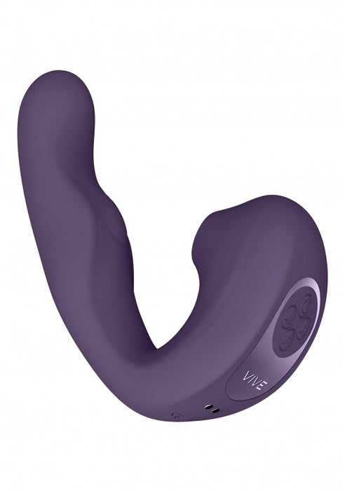 Zaki - Air Wave. Pulse Wave & G-Spot Vibrator - Purple