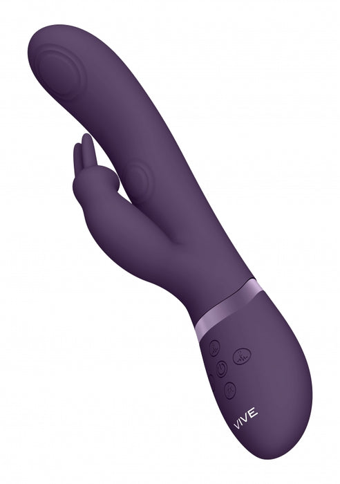 May - Dual Pulse-Wave & Vibrating C-spot & G-Spot Rabbit - Purple