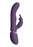 May - Dual Pulse-Wave & Vibrating C-spot & G-Spot Rabbit - Purple