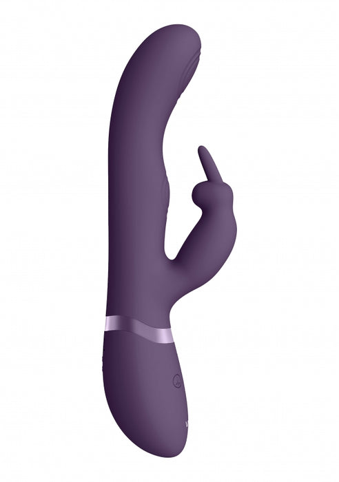 May - Dual Pulse-Wave & Vibrating C-spot & G-Spot Rabbit - Purple