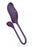 Quino - Air Wave & Vibrating Egg Vibrator - Purple