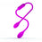 Dream Lovers Whip Double Ended Vibrator Purple