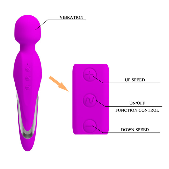 Body Wand Massager "Mortimer" Purple