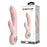 Easy Grip Vibrator Soft Pink "Selene" 190mm