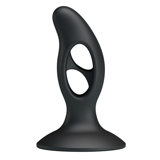 Butt Plug Silicone 3.7" x 1.2" Black