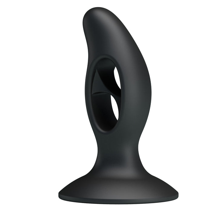 Butt Plug Silicone 3.7" x 1.2" Black