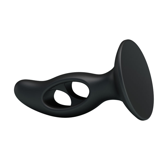 Butt Plug Silicone 3.7" x 1.2" Black