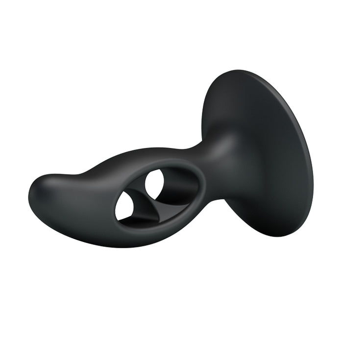 Butt Plug Silicone 3.7" x 1.2" Black